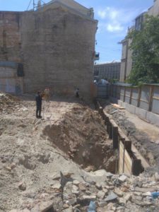 Київ вул Михайлівська шпунтове огородження (1)