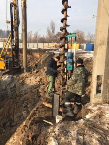 Київ проспект Глушкова шпунтове огородження мікропалі (16)