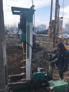 Київ проспект Глушкова шпунтове огородження мікропалі (17)