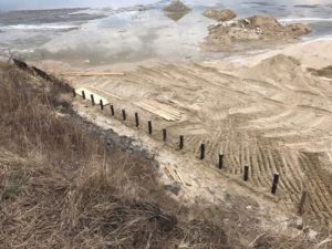 Київське море Укріплення берегової лінії Шпунтове огородження Мікропалі (13)